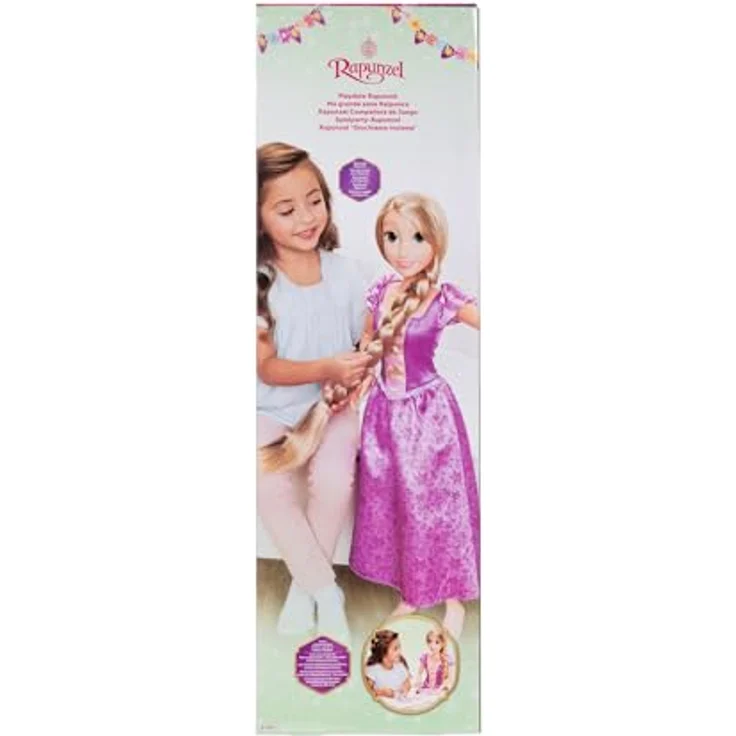 Jakks Pacific Disney Princess Rapunzel Playdate Puppe, ca. 80 cm, magische Abenteuerfigur – Bild 4