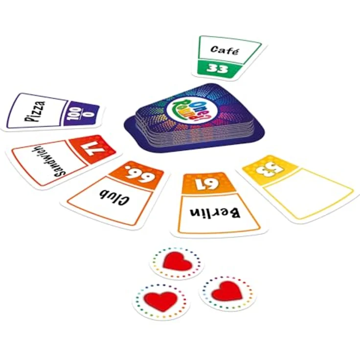 Schmidt Spiele 49460 One Round, kooperatives Kartenspiel für 2-12 Spieler, ab 8 Jahren, schnelle Assoziationsrunden – Bild 3