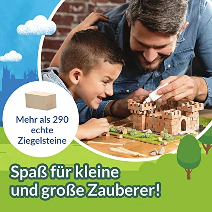 Trefl Brick Trick BAU mit Ziegel Reisen - Big Ben Symbol, natürliche ECO Ziegelblöcke, DIY Kreativset für Kinder ab 7 Jahren – Bild 5