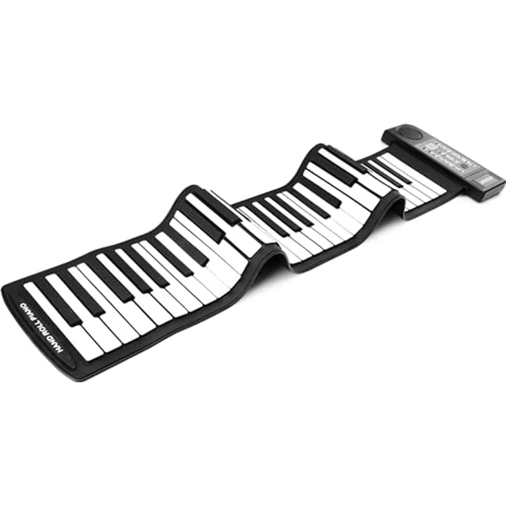 Funkey RP-61M Rollpiano (61 Tasten, Aufnahmefunktion, MIDI, 128 Sounds, 128 Rhythmen, Schwarz) von FUNKEY – Bild 3