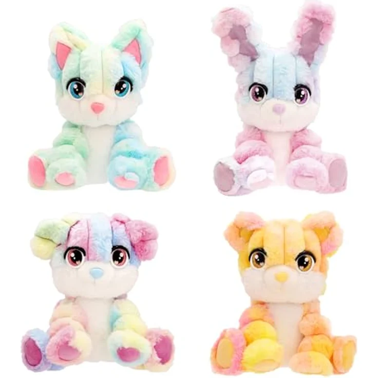 IMC TOYS Baumwolle Cuties 926301, Plüschtier groß Hase, 30 cm, pink/blau/weiß, super weich und kuschelig, für Kinder ab 2 Jahren – Bild 6