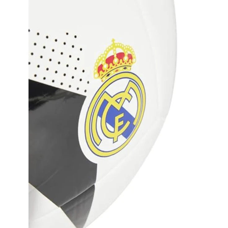 adidas Performance Fußball REAL MADRID HOME CLUB BALL, in den Heimfarben von Real Madrid, maschinengenäht mit robuster TPU-Oberfläche und Butyl-Blase – Bild 2