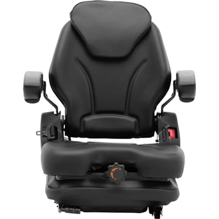 Hillvert Traktorsitz HT-RUNDLE-17, verstellbarer Kindersitz mit Federung, Schwarz, 46 x 46 cm, max. 130 kg Belastbarkeit – Bild 6