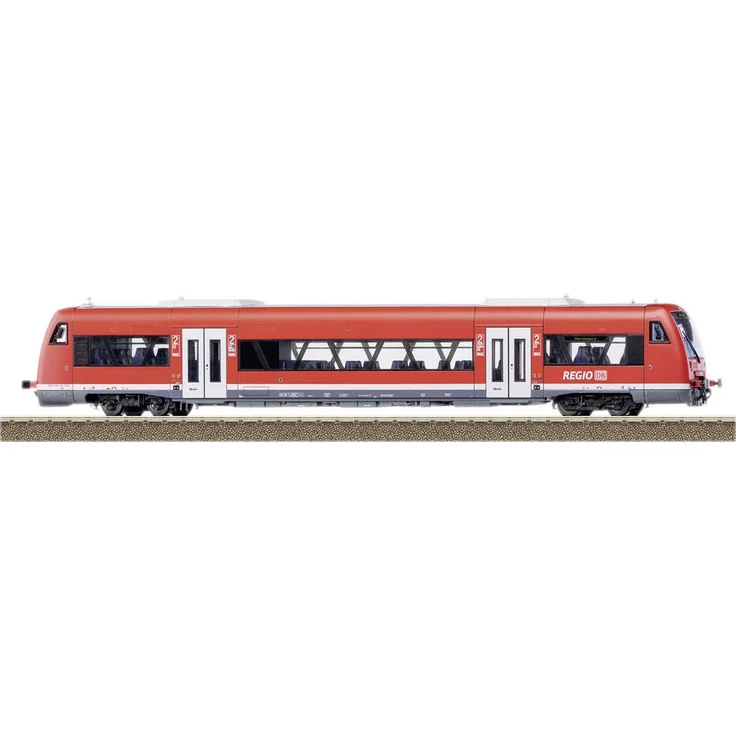TRIX H0 25965 Dieseltriebwagen BR 650 der DB, Verkehrsrot mit Digital-Decoder und Geräuschfunktionen, Länge 29,3 cm – Bild 1