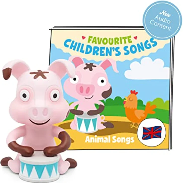 tonies Lieblings-Kinderlieder mit Tieren Hörfigur - Bildschirmfreies Musikspielzeug, ca. 45 Minuten Laufzeit, für Toniebox geeignet – Bild 1