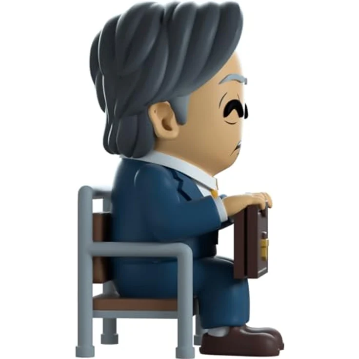 Youtooz FNAF Movie Doug 11,4 cm Vinyl-Figur, Sammlerstück aus Five Nights at Freddy's - Metall- und Holzstuhl, brauner Koffer – Bild 3
