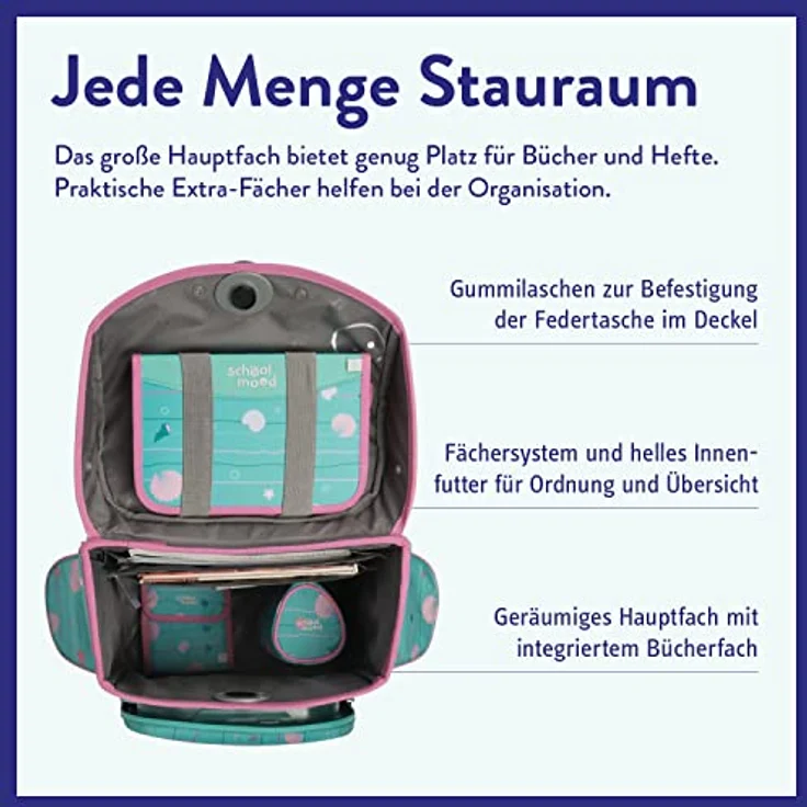 School Mood Schulranzenset Timeless Air+ Lilly (Meerjungfrau) – Bild 4