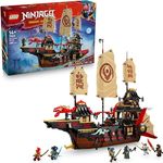 LEGO Ninjago 71848, Tempel-Flugsegler mit 2.387 Teilen, für 14+ Jahre, interaktive Funktionen und Präsentationsständer