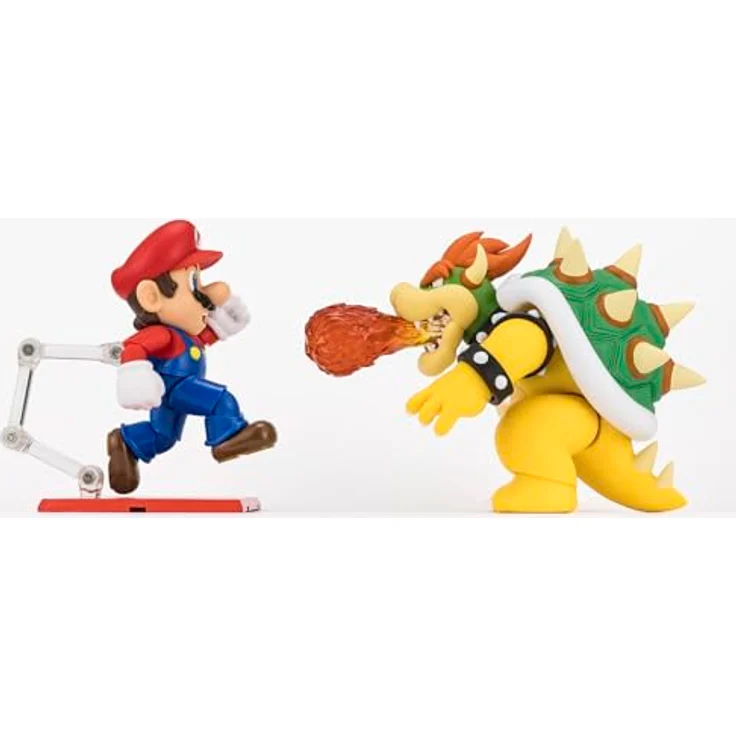 Bandai Tamashii Nations Super Mario S.H. Figuarts Actionfigur Bowser, 13 cm, beweglich und detailliert – Bild 5