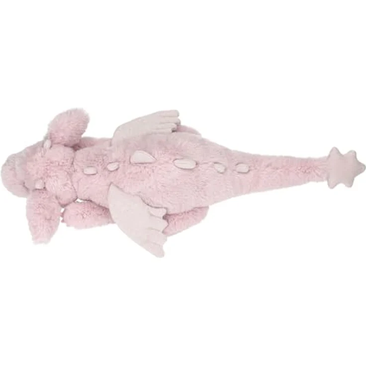 Depesche SNUKIS Kuscheltier Drache, rosa Plüschspielzeug mit Glitzer – Bild 4