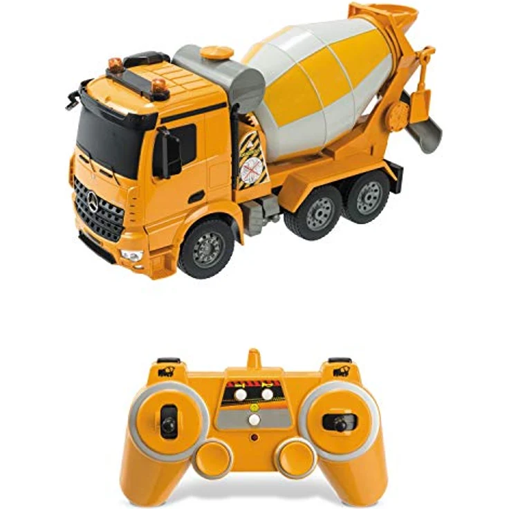 Mondo 63513 AROCS Mercedes-Benz Betonnier, LKW, Kinder, Orange, 1:20 – Bild 2