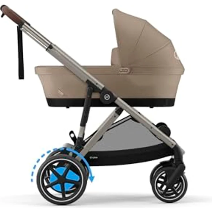 Cybex eGazelle S, Kinderwagen mit E-Antrieb, Wiegefunktion und großem Einkaufskorb – Bild 3