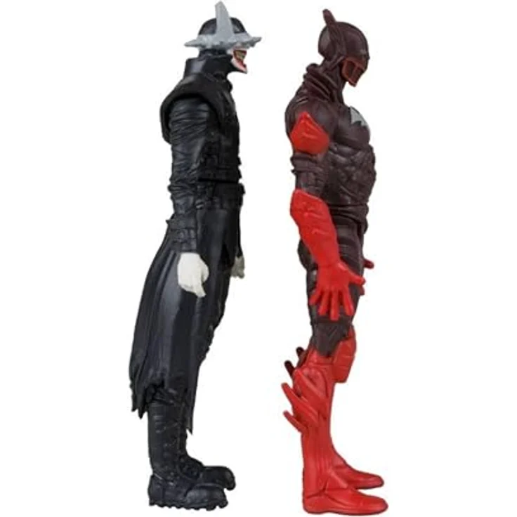 McFarlane Toys DC Direct Gaming Actionfiguren Batman Who Laughs & Red Death, 8 cm, inklusive exklusivem Comic – Bild 4