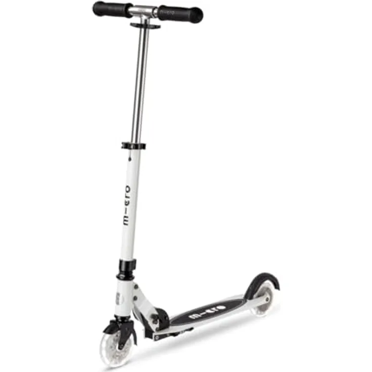 Micro Mobility Systems D GmbH micro sprite LED Glow, Leuchtender Scooter mit kinetischen LED-Rollen, weiß