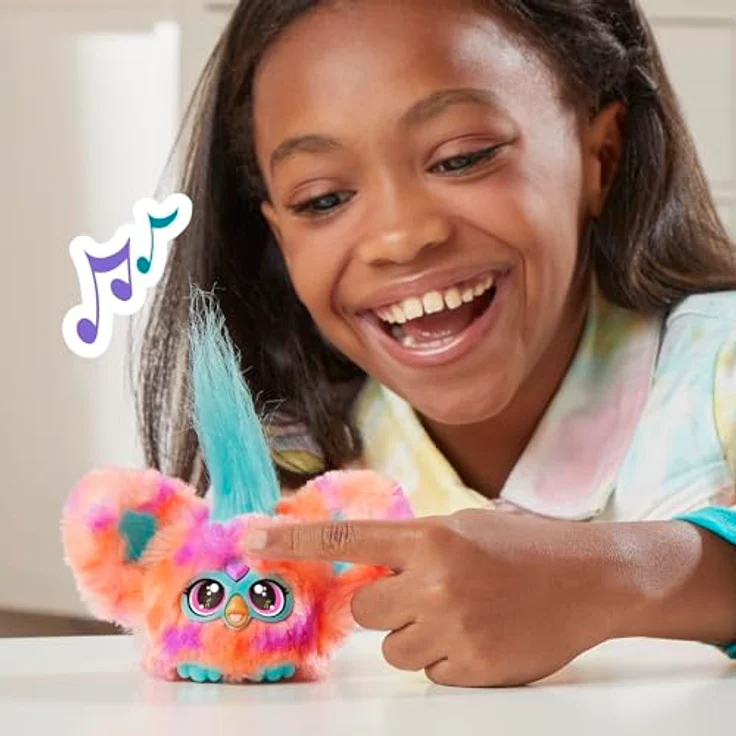 Furby Furblets Ree-Mix Mini, interaktives Plüschtier in Pastellfarben mit über 45 Geräuschen, für Kinder ab 6 Jahren, originelles Wichtelgeschenk – Bild 5
