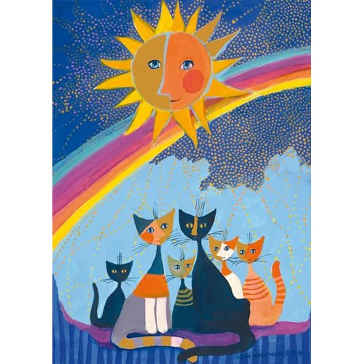 Schmidt Spiele 58657 Im Goldregen, 1000 Teile Puzzle mit einzigartigen Puzzlestücken und spezieller Mattlack-Oberfläche, 69,3 x 49,3 cm – Bild 1