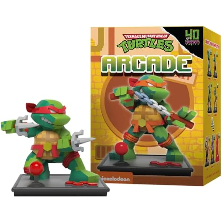 Mighty Jaxx Teenage Mutant Ninja Turtles Hidden Dissectibles, Sammelfiguren-Box mit 6 Figuren (6 regulär, 1 selten) im Arcade-Design, ca. 10 cm hoch – Bild 2