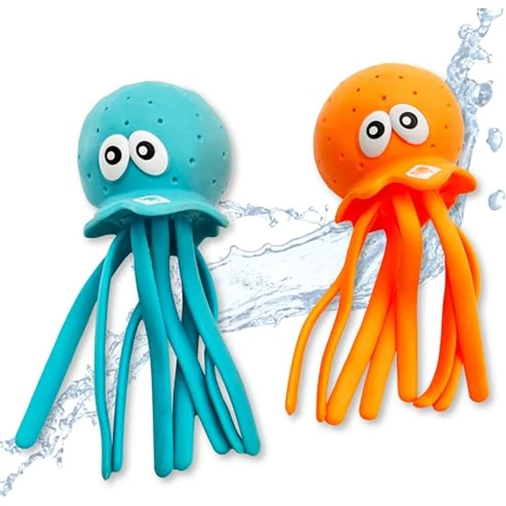 Schildkröt® Octo Buddies, Wassertiere im 2er Set mit Wasserbombeneffekt, für Pool und Badewanne, geeignet für Kinder ab 3 Jahren – Bild 1