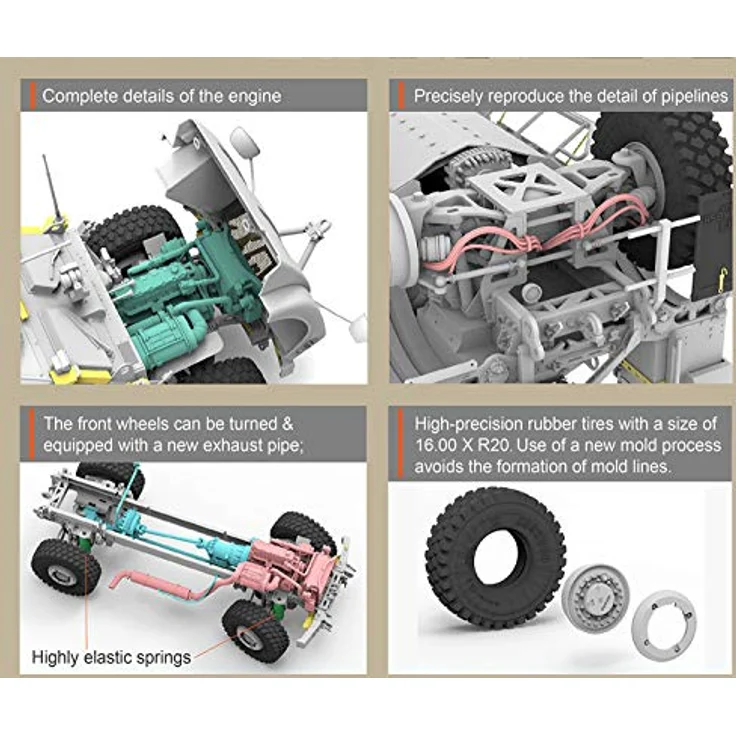 Rye Field Model M-ATV (MRAP ALL TERRAIN VEHICLE) M1024A1, Detailliertes Modellfahrzeug mit authentischer Nachbildung und robustem Design – Bild 4