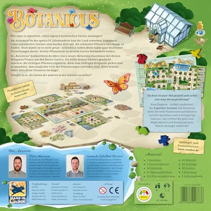 Hans im Glück Botanicus Kennerspiel Strategiespiel, 2-4 Spieler, Ab 10+ Jahren, 45-60 Minuten, Deutsch – Bild 4