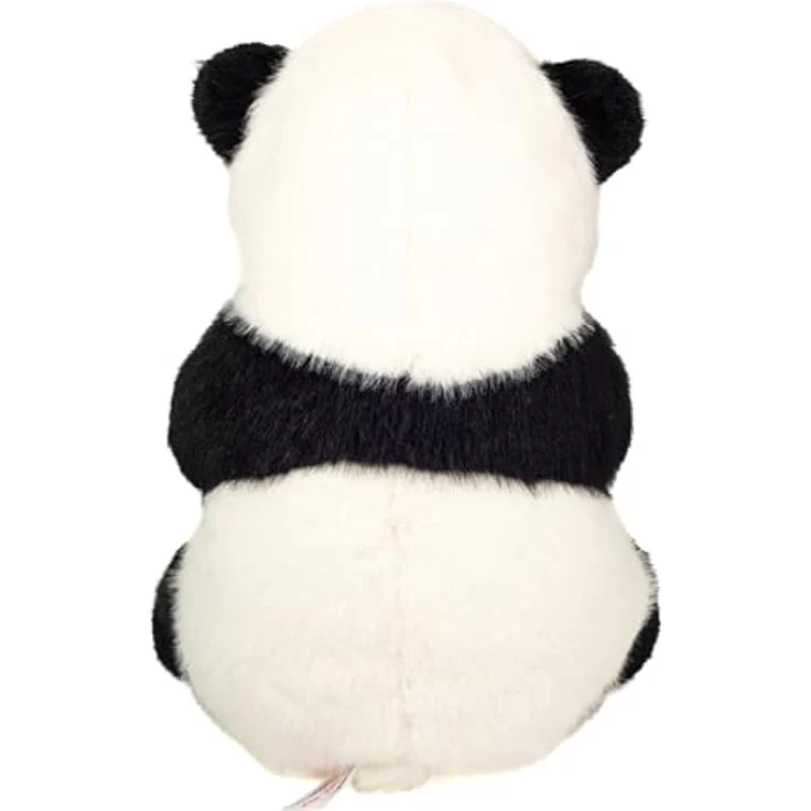 Hermann Teddy Panda sitzend 28 cm, Kuscheltier, Plüschtier in Premium-Qualität, schwarz/weiß – Bild 3