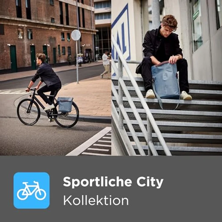 Basil Unisex – Erwachsene City Shopper, grau, 49cm – Bild 3