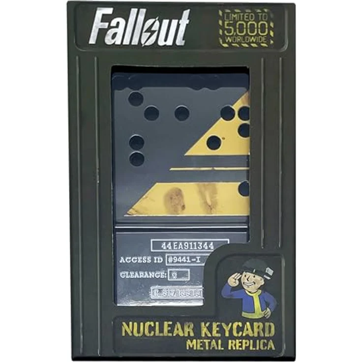 Fanattik Fallout Eternal Replik Nuclear Keycard, limitiert auf 5.000 Stück, Metall-Kostümzubehör – Bild 2
