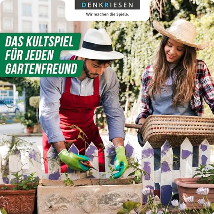 DENKRIESEN Stadt Land Vollpfosten® A4 – Garten Edition | Familienspiel mit Spezialfeldern und ABC-Leiste | Hochwertiges Markenspiel in coolem Design | Ab 9 Jahren – Bild 3