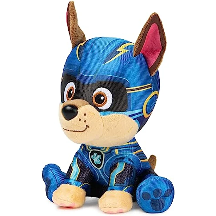 GUND PAW Patrol Der Mighty Kinofilm Chase, 15 cm - original Plüschtier zum Kinofilm 2023, ideal zum Nachspielen der Kinoabenteuer und als Lieblingskuscheltier, Spielzeug für Kinder ab 1 Jahr – Bild 5