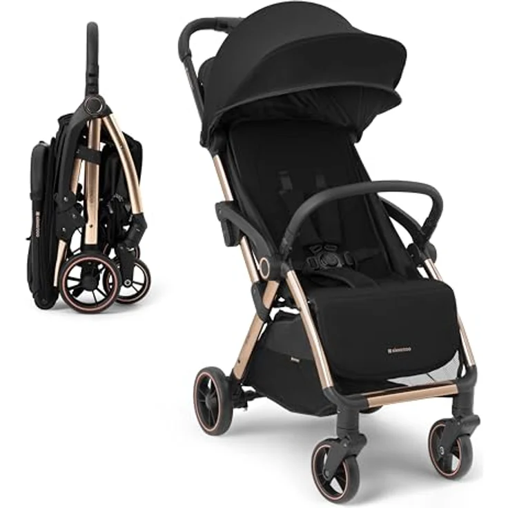 Kikkaboo Kinder-Buggy Kinderwagen, Buggy Eden 22 kg, Federung Regenschutz zusammenklappbar, blau – Bild 2