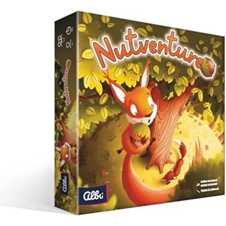 ALBI 62120 Nutventure, 3D-Kinderspiel mit 3D-Baum, interaktives Taktikspiel für 2–4 Spieler ab 6 Jahren, ideales Familienspiel – Bild 1
