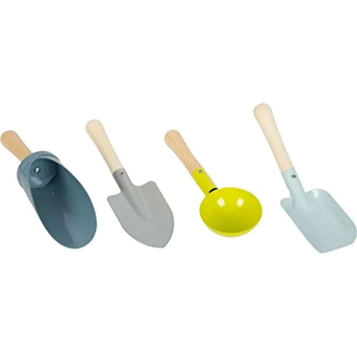 Small Foot Handschaufel-Set kompakt aus Holz und Metall, Gartenhelfer für Kinder ab 3 Jahre, Outdoorspielzeug, 12387 Toys – Bild 2