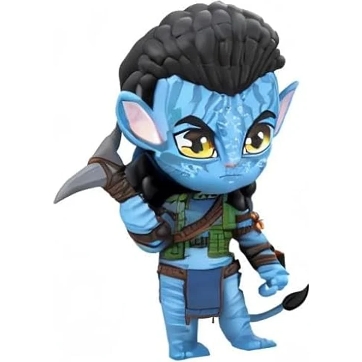 Hot Toys Avatar: The Way of Water Cosbaby (S) Minifigur Jake, 10 cm große Sammelfigur in Fensterbox-Verpackung – Bild 4