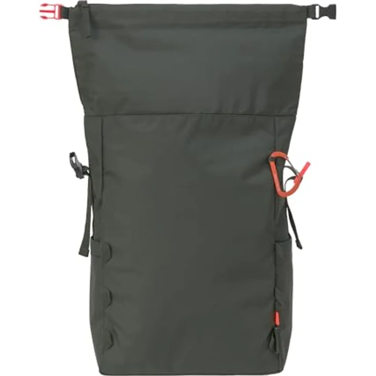 LÄSSIG Baby Wickelrucksack GRE Outdoor Rolltop Backpack, mit Wickelunterlage, Kinderwagenbefestigung, Flaschenhalter, dark olive, erweiterbares Volumen 18,4-23,9 Liter – Bild 4