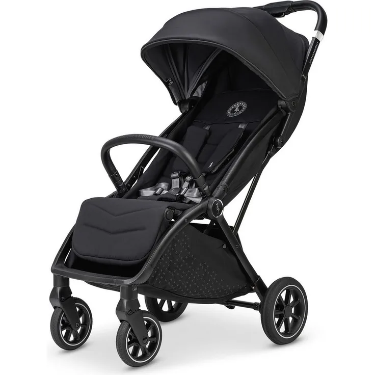Storchenmühle Kinder-Buggy Niko, Luftkammer-Räder, XXL Sonnenverdeck UPF 50+, Einhand-Faltmechanismus, recycelte Materialien