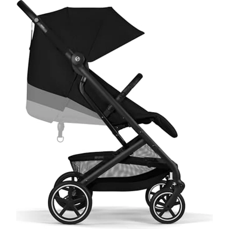 Cybex Beezy Buggy 2026, leichter Stadt-Buggy ab Geburt bis 4 J. (22 kg), kompakt faltbar, Magic Black – Bild 7