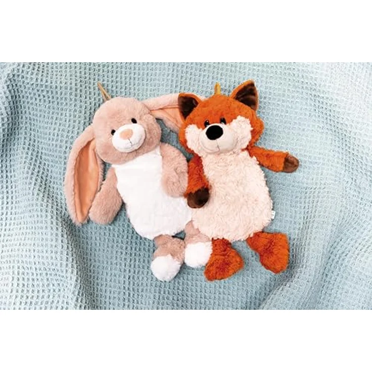 Nici Wärmflasche Hase Fjella, 300 ml, 35 cm, 2in1 Kuscheltier und Wärmflasche, beige und hellbraun – Bild 6