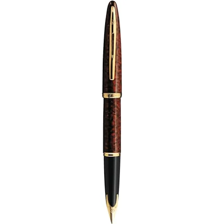 Waterman Expert, Schreibstift mit palladium-plattierten Zierteilen, satinierter Edelstahl-Oberfläche, blauer Tinte, mittel (M), Silber – Bild 6