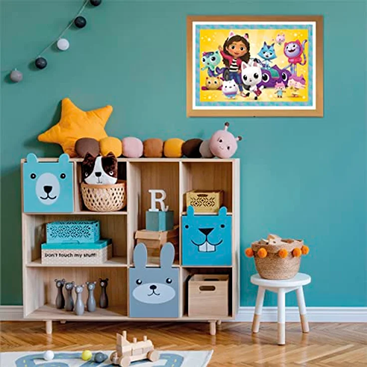Clementoni DreamWorks Gabby's Dollhouse, Puzzle mit 24 Maxi-Teilen, 62 x 42 cm, fördert Feinmotorik und Konzentration, bunte Leuchtkraft, ab 3 Jahren – Bild 5