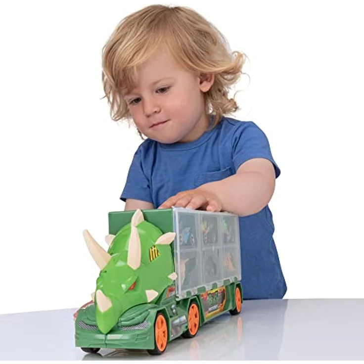 Teamsterz Beast Machines Transporter Dinosaur, Spielzeugauto für Kinder ab 3 Jahren, robust und kreatives Lernspielzeug – Bild 7