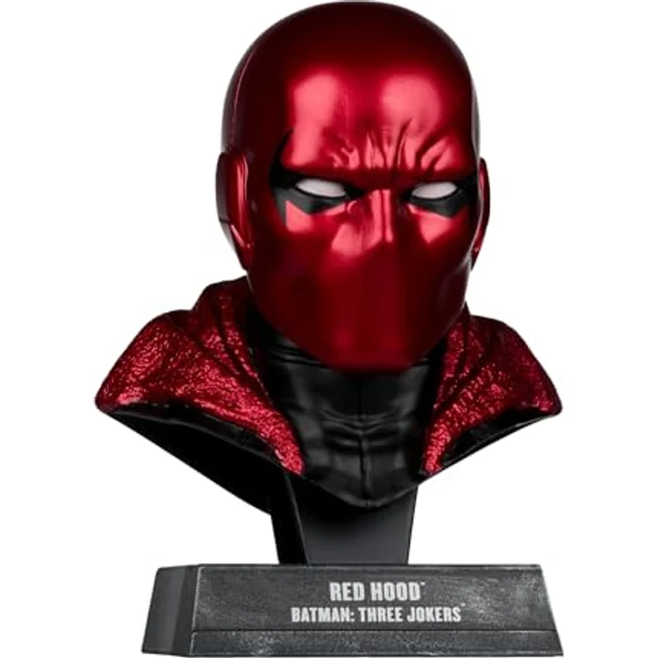 McFarlane Toys DC Direct Prop-Replik 1/3 Red Hood Cowl, Batman: Three Jokers, 17,78 cm mit Display-Ständer – Bild 2