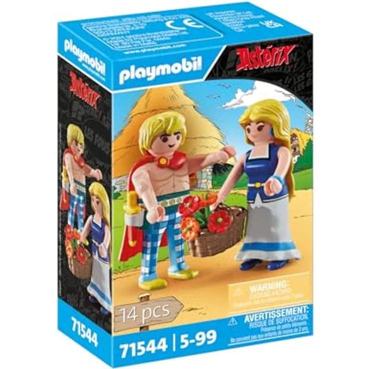 Playmobil® Konstruktions-Spielset Tragicomix und Falbala (71544), Asterix, (14 St), Made in Europe – Bild 2