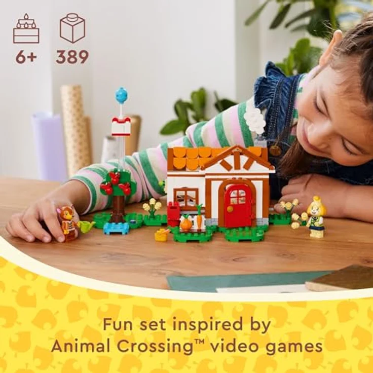 LEGO Animal Crossing 77049 Besuch von Melinda - Kreatives Bau- und Rollenspielzeug für Kinder ab 6 Jahren – Bild 2