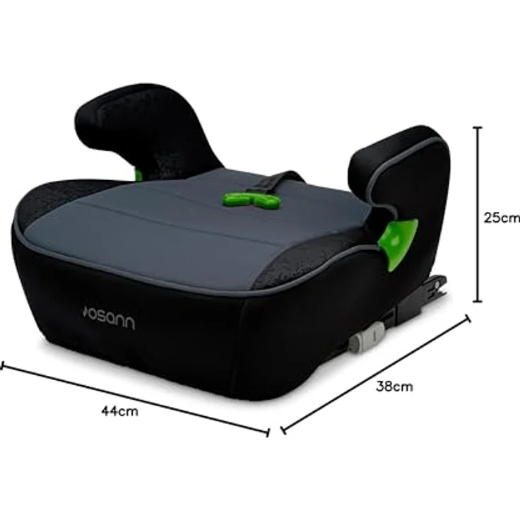 Osann Junior Isofix Gurtfix i-Size Sitzerhöhung (126-150 cm) - Pixel Black – Bild 10