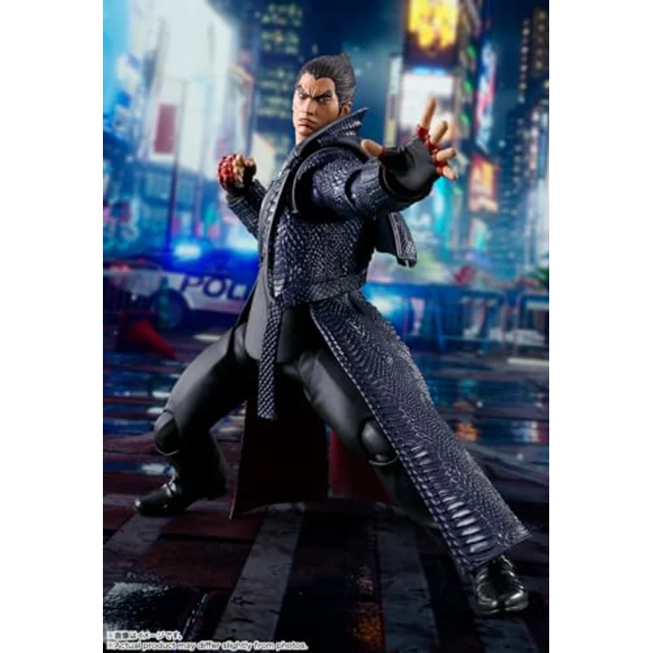 TAMASHII NATIONS S.H. Figuarts Kazuya Mishima, Tekken 8 Figurine 15 cm mit zwei Köpfen und mehreren Händen – Bild 5