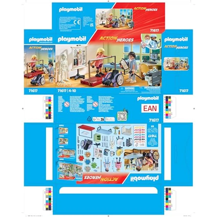 PLAYMOBIL® 71617 - Orthopädie - Spielset mit Prothese, Rollstuhl und Gehstange – Bild 8
