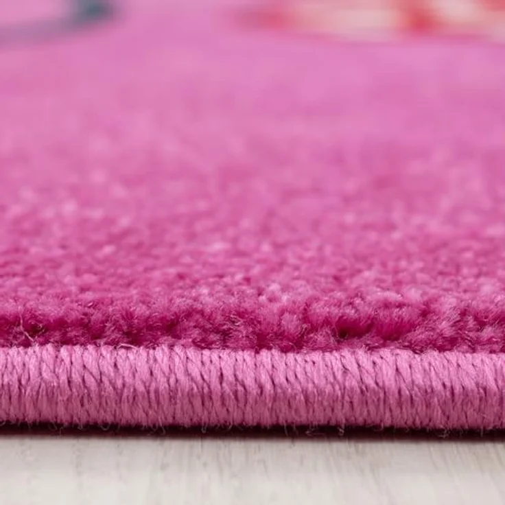 Carpetsale24 Kinderteppich Eule Violett 80x150 cm – Rutschfest, Allergikerfreundlich, Oeko-Tex Zertifiziert, Weiche Spieloberfläche – Bild 3