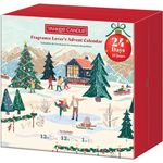 Yankee Candle Après Ski, Adventskalender mit 12 Teelichtern & Glasvotivkerzen in verschiedenen Düften