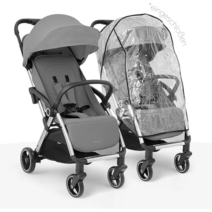 Kikkaboo Kinder-Buggy Kinderwagen, Buggy Eden 22 kg, Federung Regenschutz zusammenklappbar – Bild 4