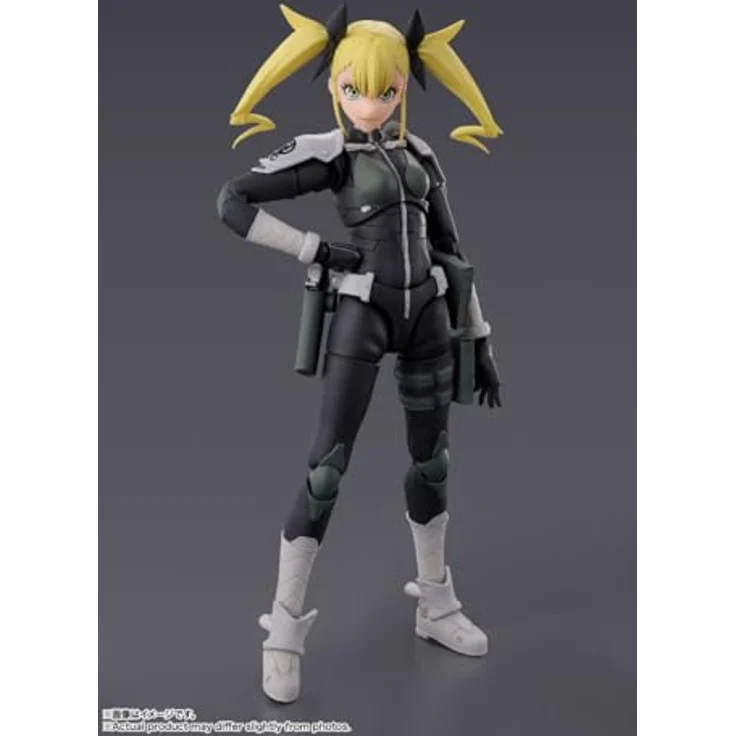 Bandai Tamashii Nations Kaiju No. 8 S.H. Figuarts Actionfigur Kikoru Shinomiya, 13 cm, voll beweglich mit Zubehör – Bild 2